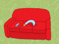 13 причин предпочесть диван бегу