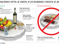 Инфографика: Правильная еда и питье во время жары